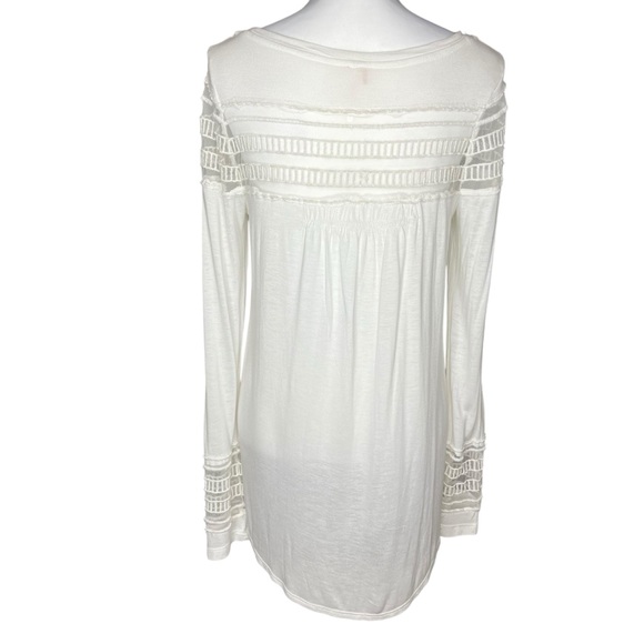 Free People White Long Sleeve Blouse Size XS - Picture 2 of 7